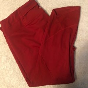 XL Athleta mesh detail cropped leggings